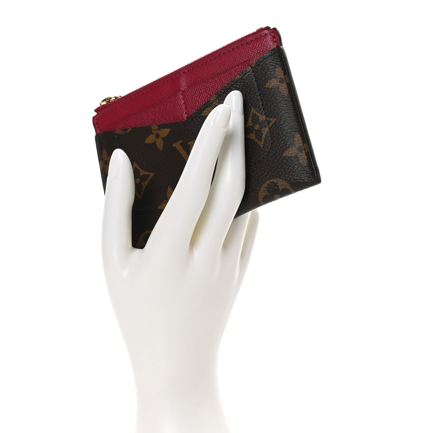 Louis Vuitton Monogram Zipped Card Holder Fuchsia 2 of 7