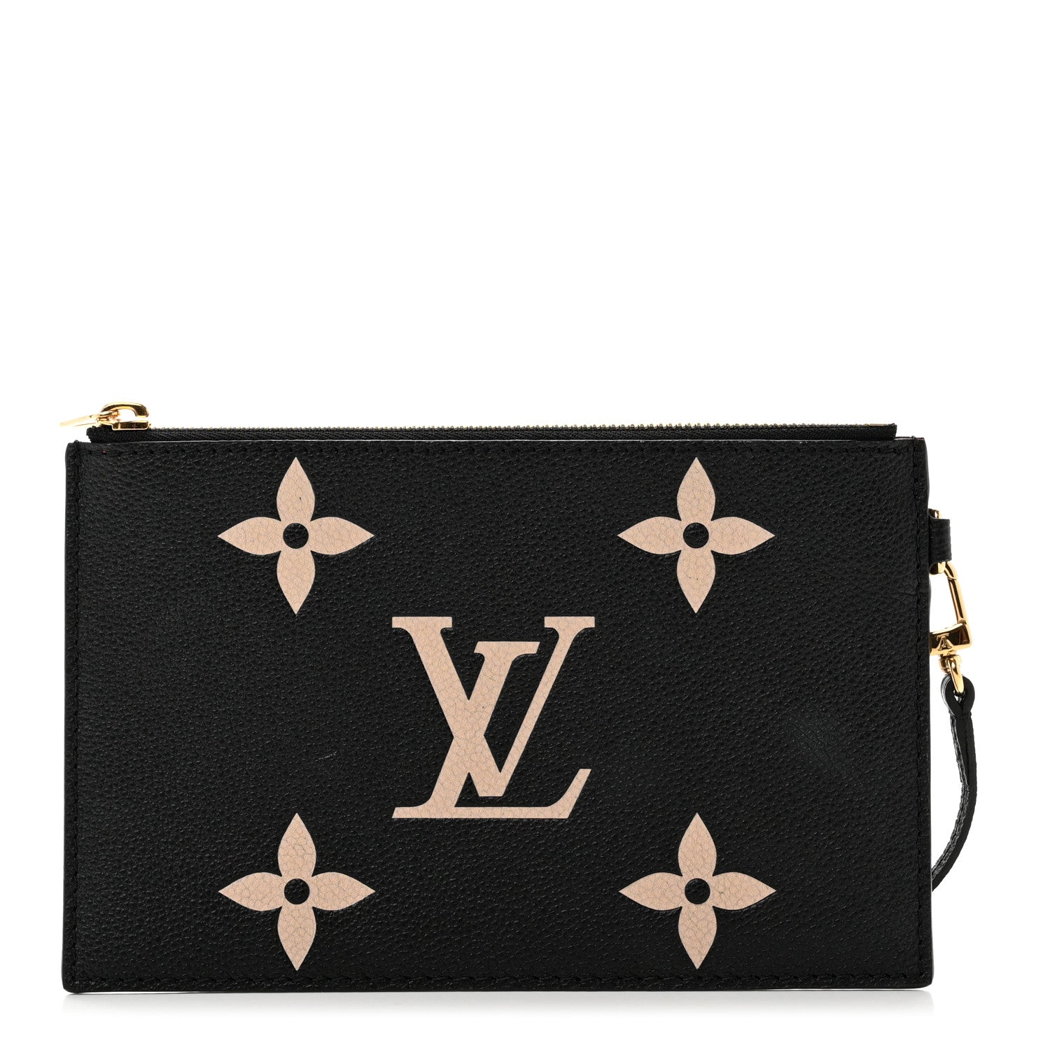 Louis Vuitton Empreinte Monogram Giant Neonoe MM Pochette Black Beige 1 of 6