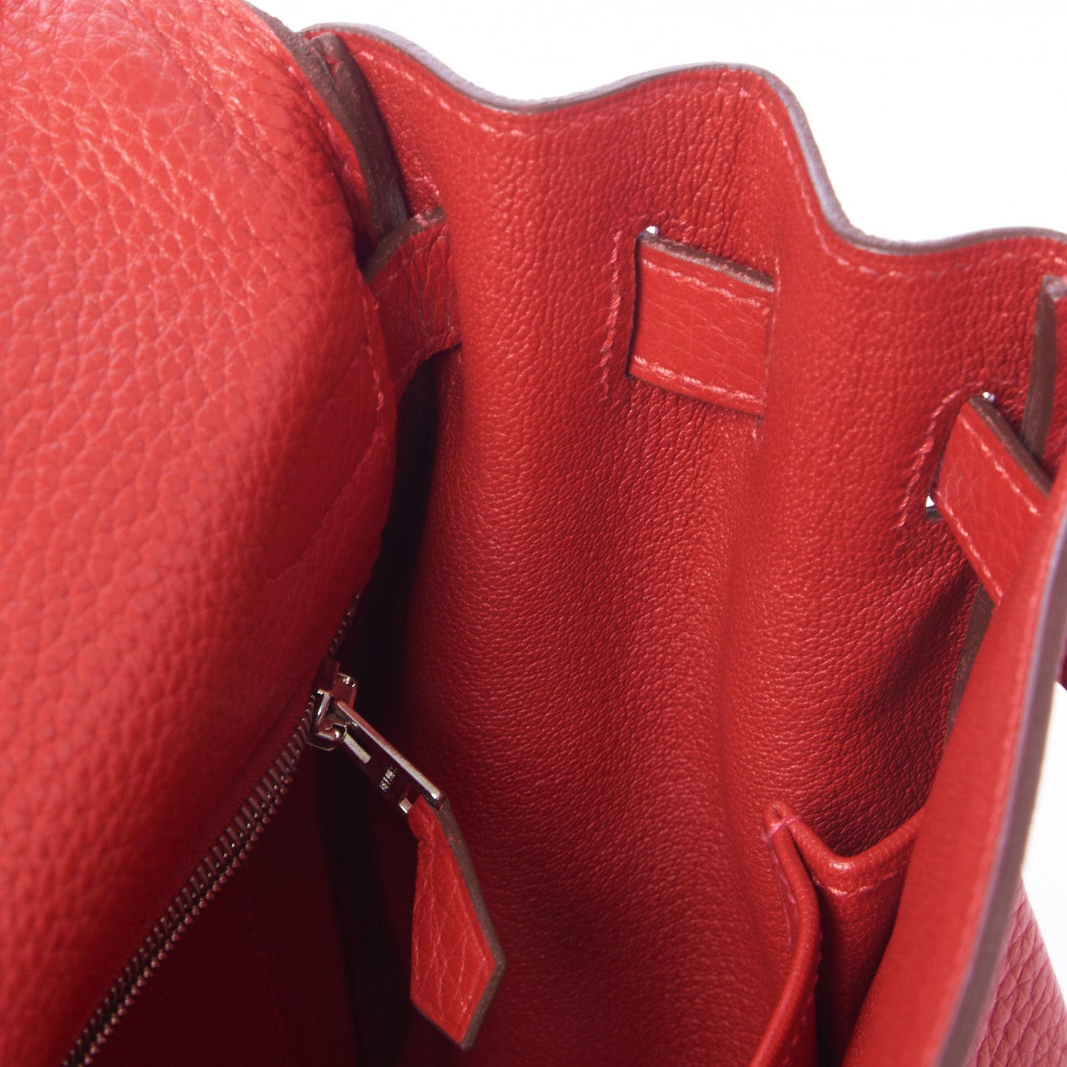 Hermes Taurillon Clemence Kelly Retourne 32 Rouge Casaque 17 of 32