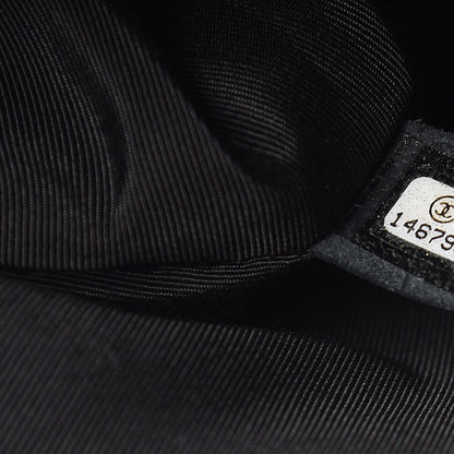Chanel Lambskin Chevron Jumbo Leo Lion Flap Black 9 of 19