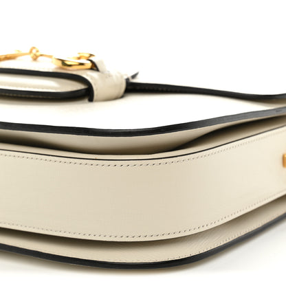 Gucci Azalea Calfskin Horsebit 1955 Shoulder Bag Mystic White 9 of 9