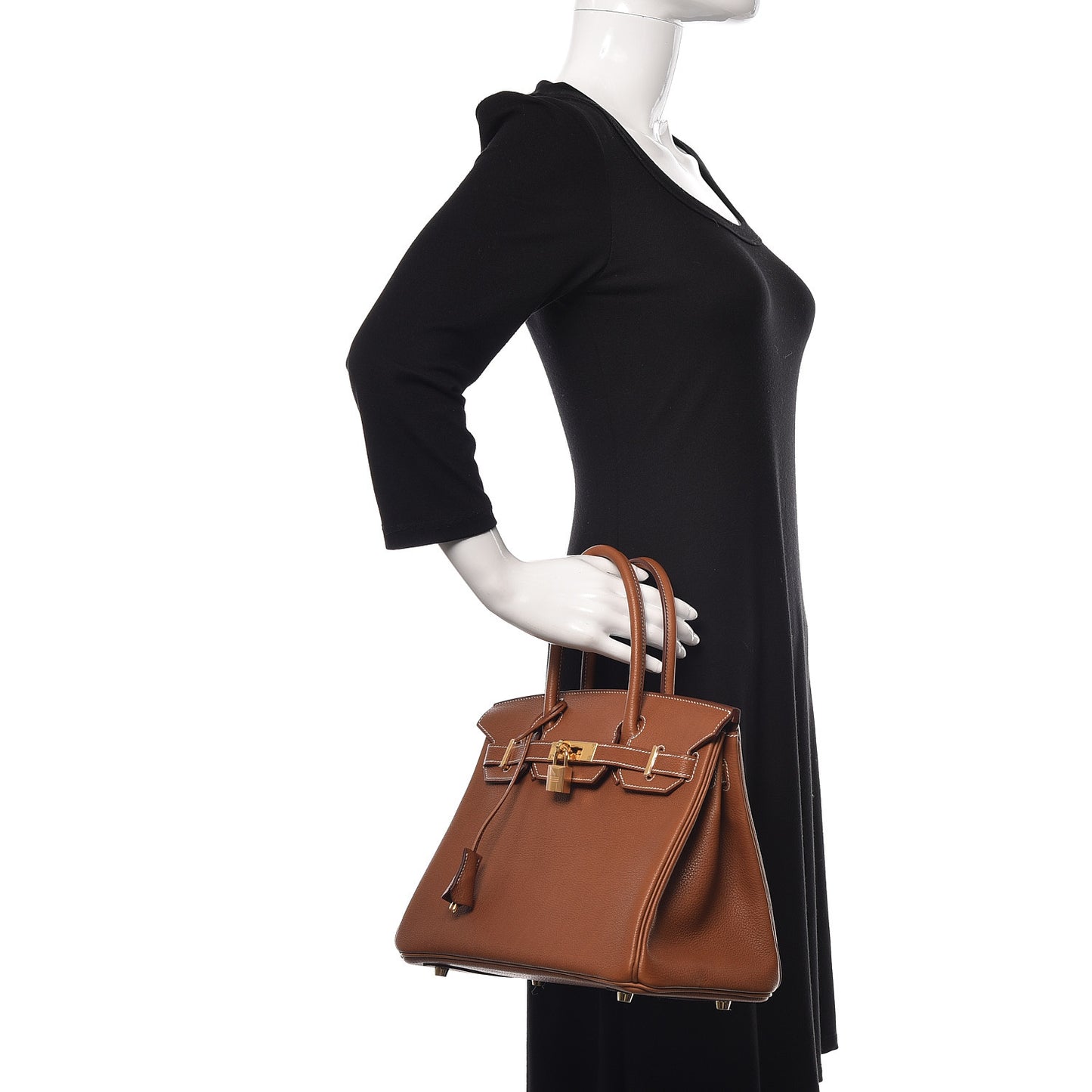 Natural Barenia Faubourg Birkin 30 Fauve