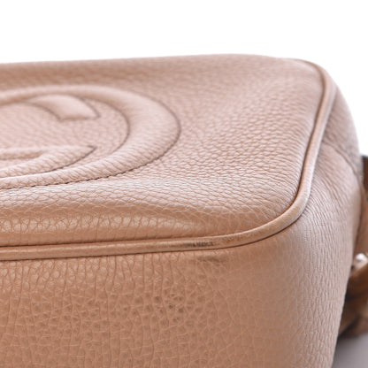 Gucci Pebbled Calfskin Small Soho Disco Bag Camelia 10 of 19