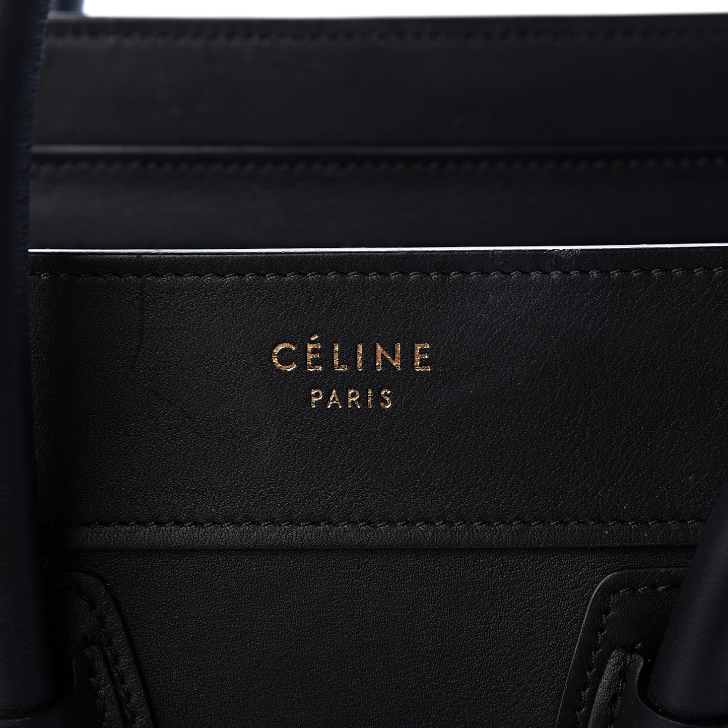 Smooth Calfskin Micro Luggage Black