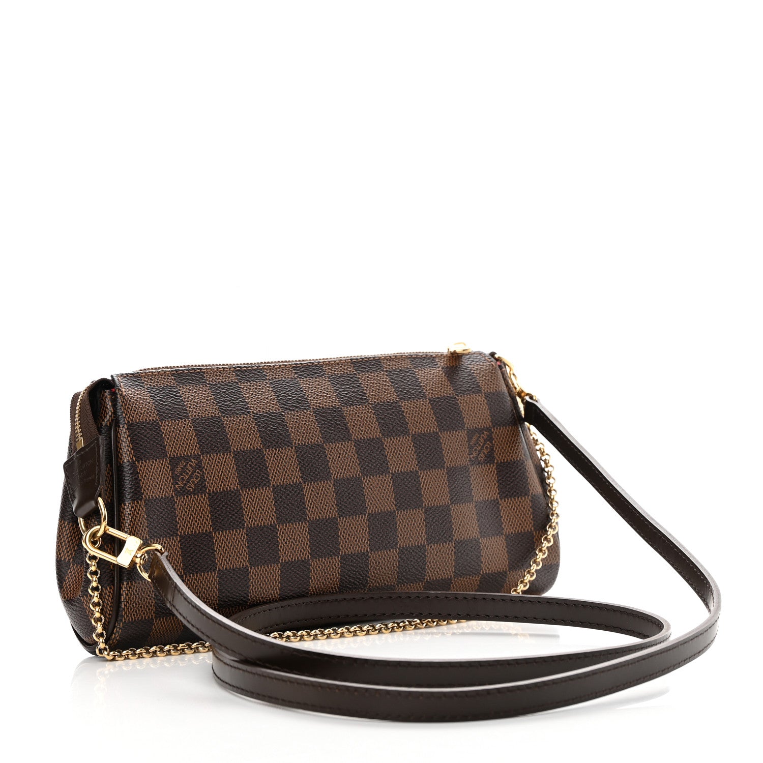 Louis Vuitton Damier Ebene Eva Clutch 3 of 12