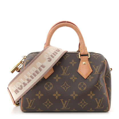 Louis Vuitton Monogram Speedy Bandouliere 20 Beige 1 of 13