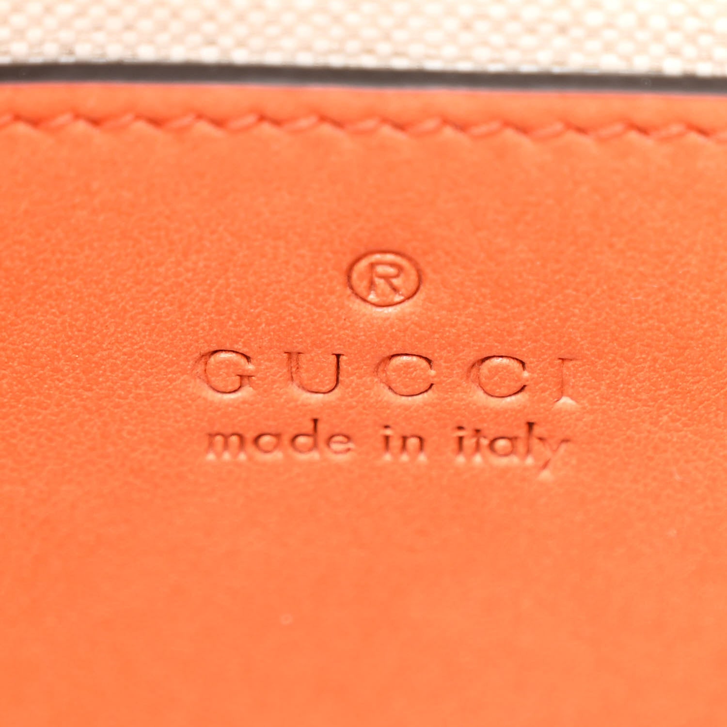 Gucci Calfskin GG Matelasse Shoulder Bag Spring Orange Natural 6 of 10