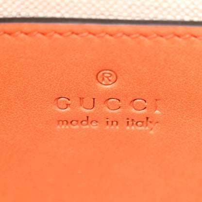 Gucci Calfskin GG Matelasse Shoulder Bag Spring Orange Natural 6 of 10