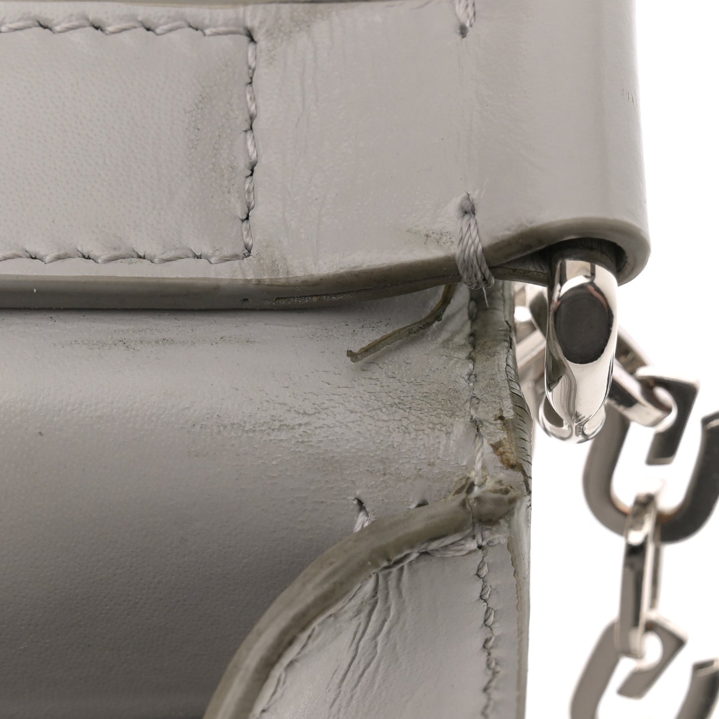 Box Calfskin Medium 4G Shoulder Bag Cloud Grey