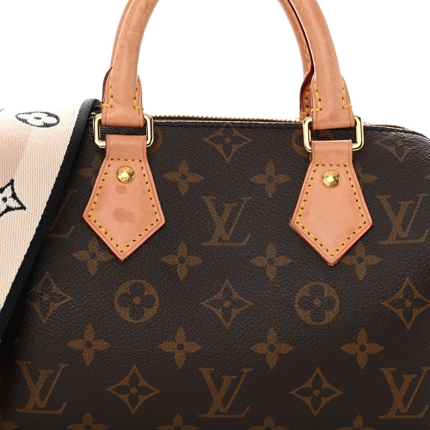 Louis Vuitton Monogram Speedy Bandouliere 20 Black 7 of 10