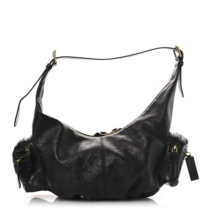 Christian Dior Crinkled Calfskin Large Grand Tour Multipocket Bag Black 1 of 10