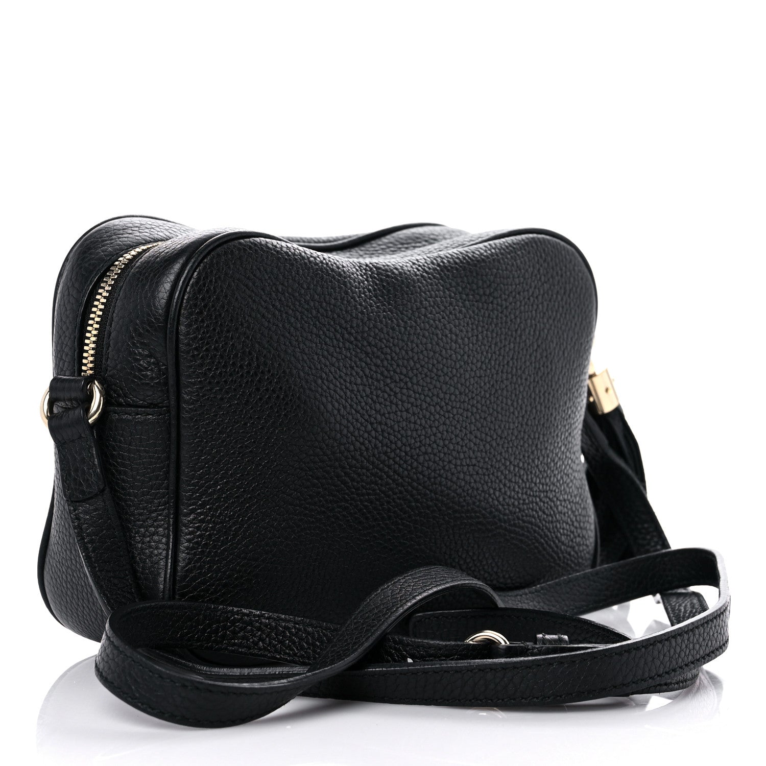 Gucci Pebbled Calfskin Small Soho Disco Bag Black 3 of 15