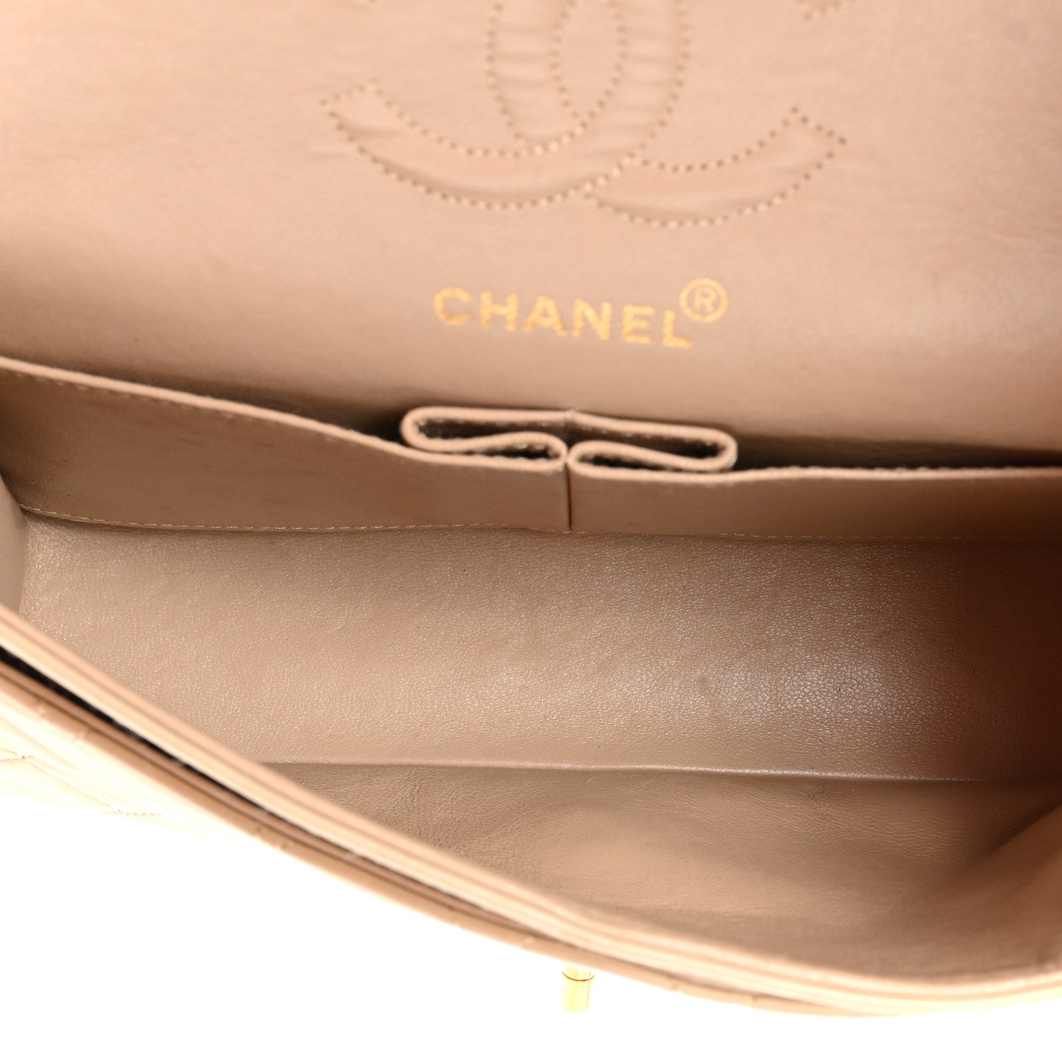 Chanel Lambskin Quilted Small Double Flap Beige 5 of 23