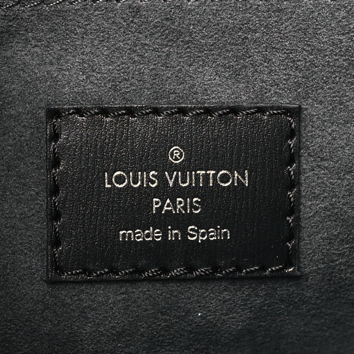 Denim Monogram Jacquard Dauphine MM Black
