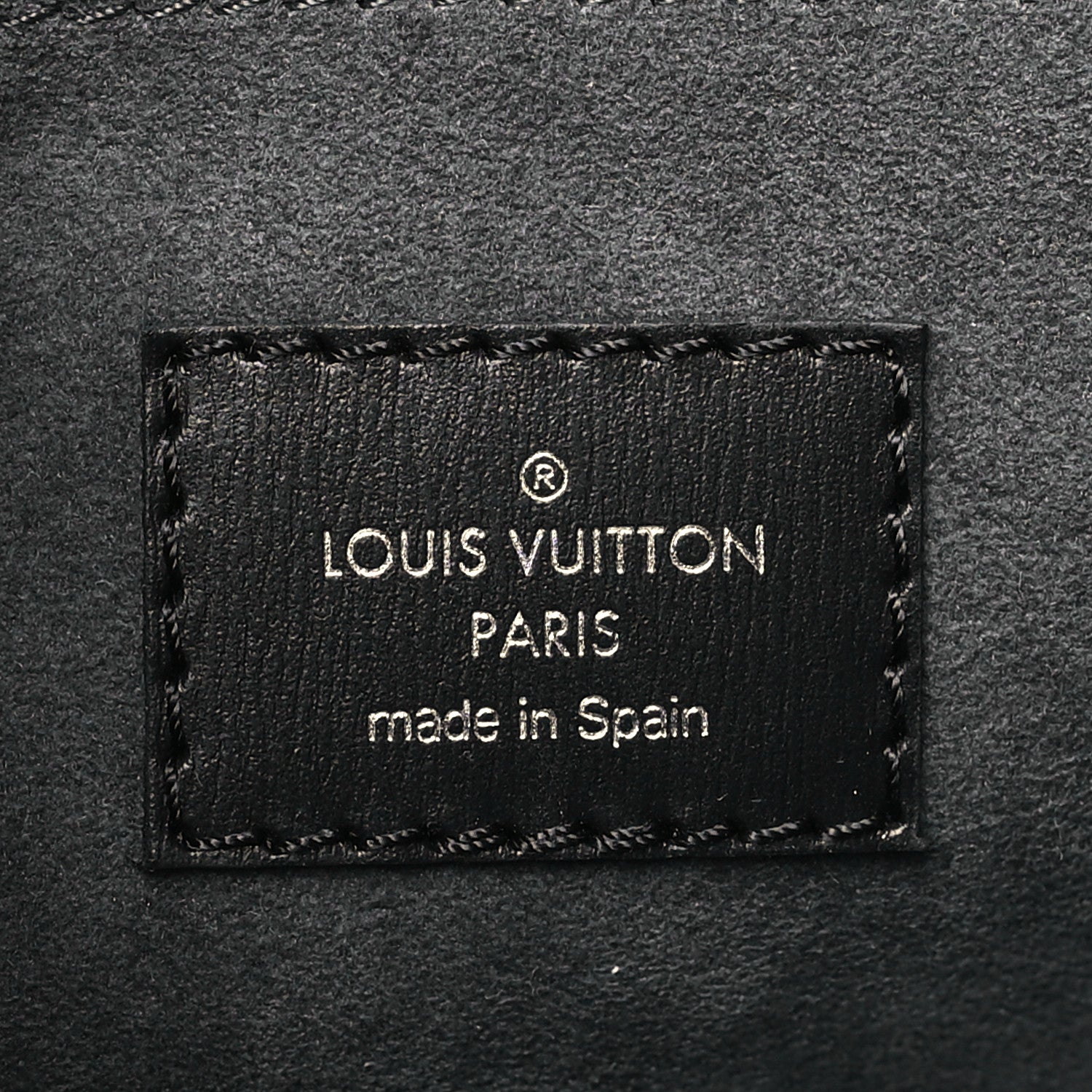 Louis Vuitton Denim Monogram Jacquard Dauphine MM Black 6 of 10