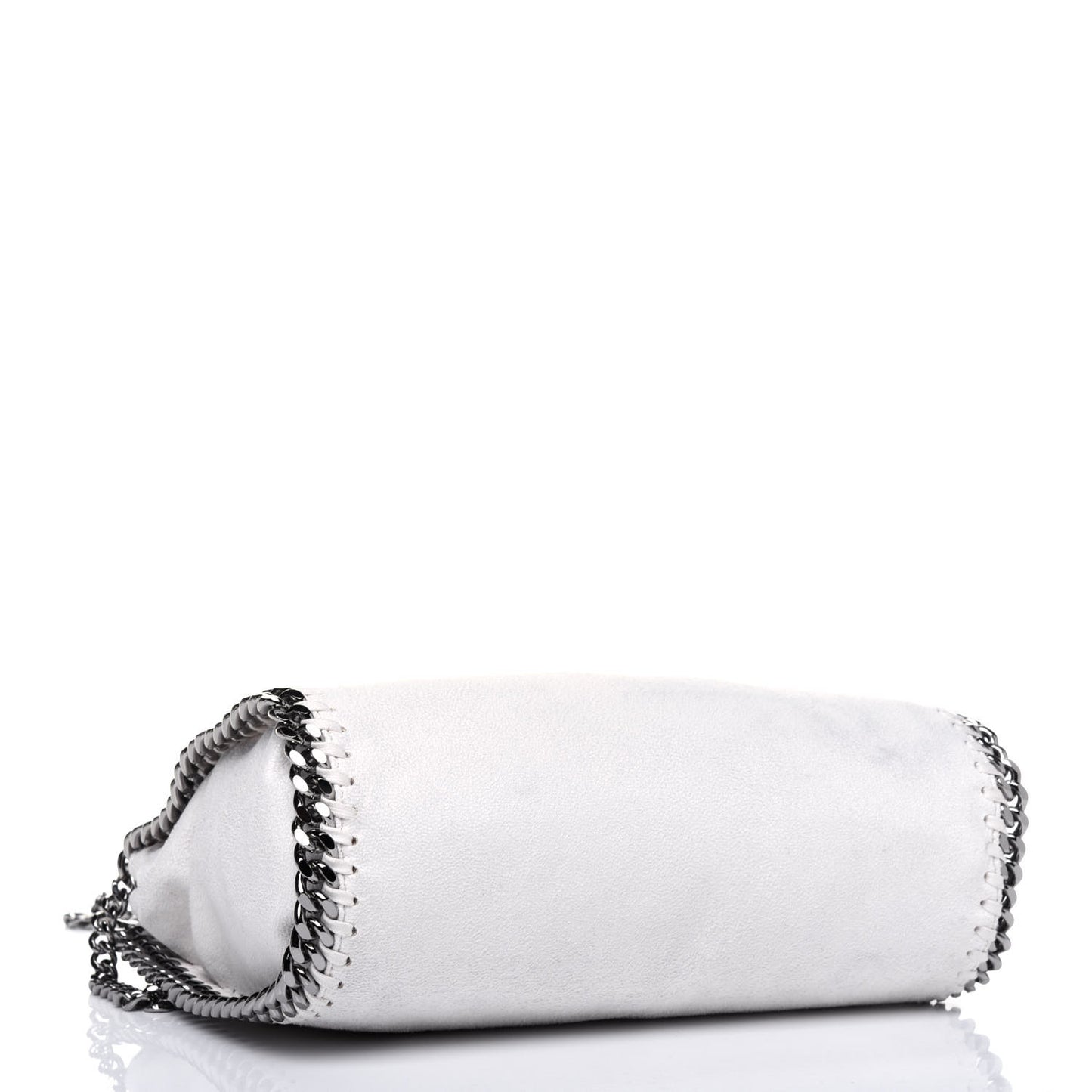 Shaggy Deer Mini Falabella Fold Over Tote Chalk