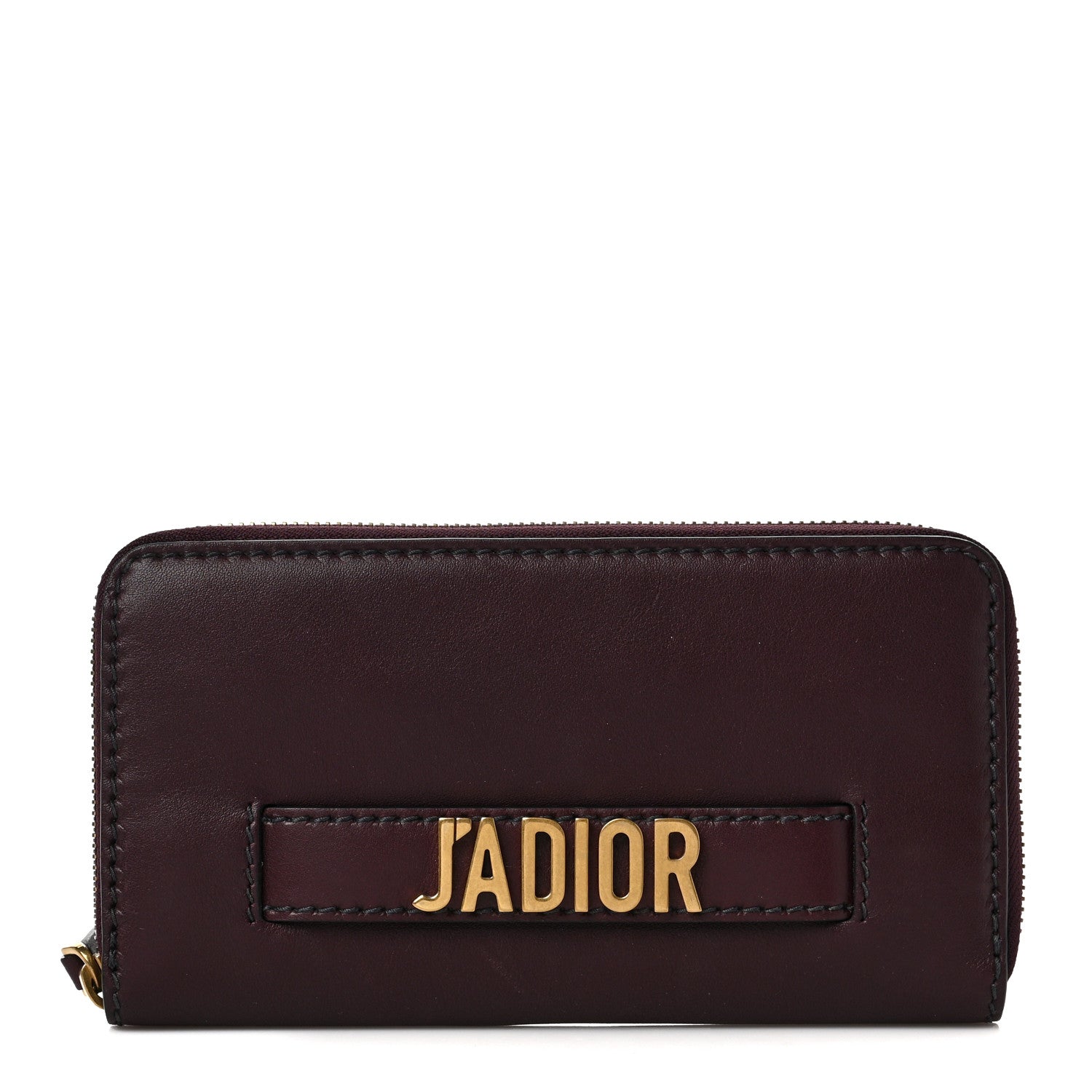 Christian Dior Calfskin J'adior Voyageur Wallet Deep Amarante 1 of 7