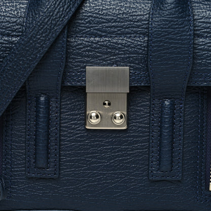 3.1 Phillip Lim Textured Calfskin Mini Pashli Satchel Ink 8 of 12