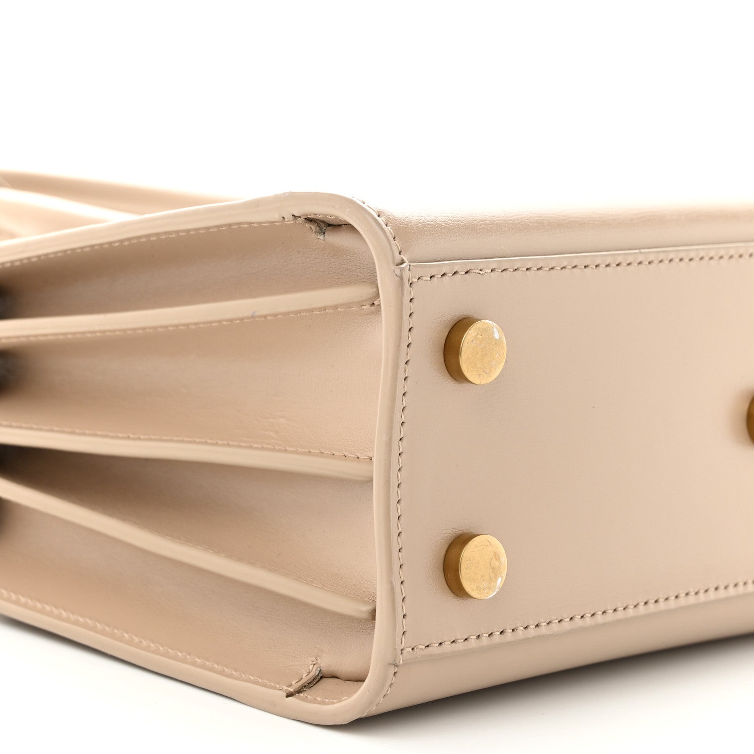 Saint Laurent Smooth Calfskin Nano Sac De Jour Dark Beige 9 of 13