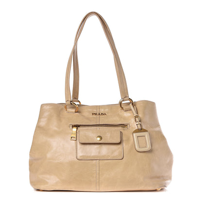 Prada Vitello Shine Tote Quarzo 1 of 13