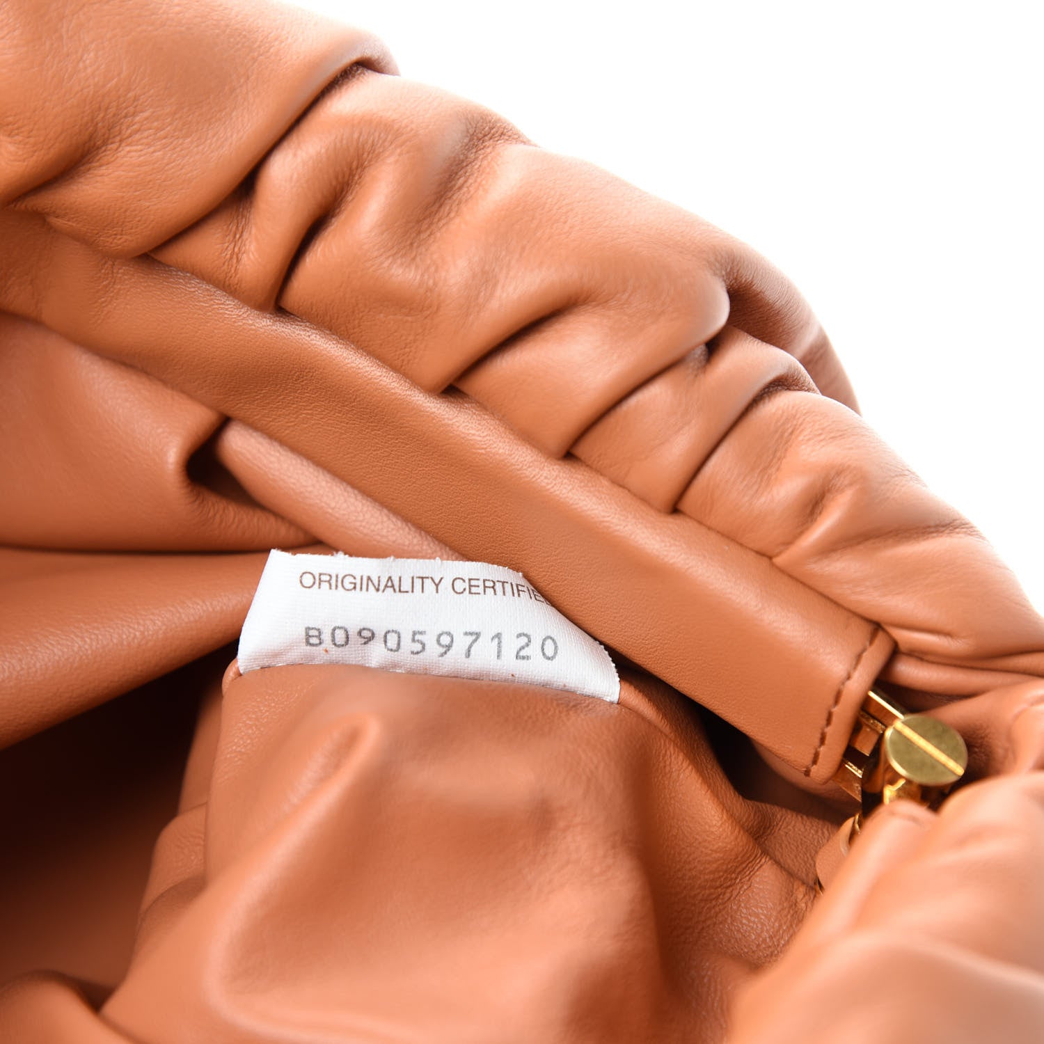 Bottega Veneta Calfskin The Pouch Chain Clay 10 of 11