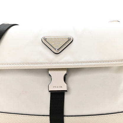Prada Re-Nylon Saffiano Smartphone Case Crossbody Talco 8 of 11