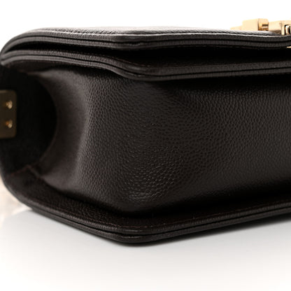 Chanel Caviar Quilted Small Boy Flap Dark Brown 9 of 10