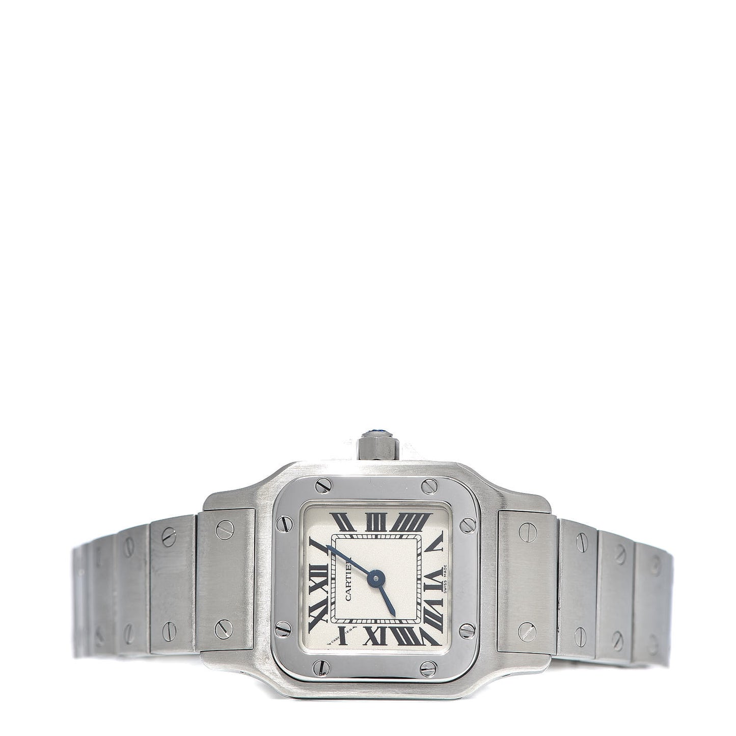 Stainless Steel 24mm Santos de Galbee Quartz Watch