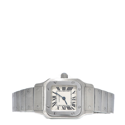 Cartier Stainless Steel 24mm Santos de Galbee Quartz Watch 3 of 9