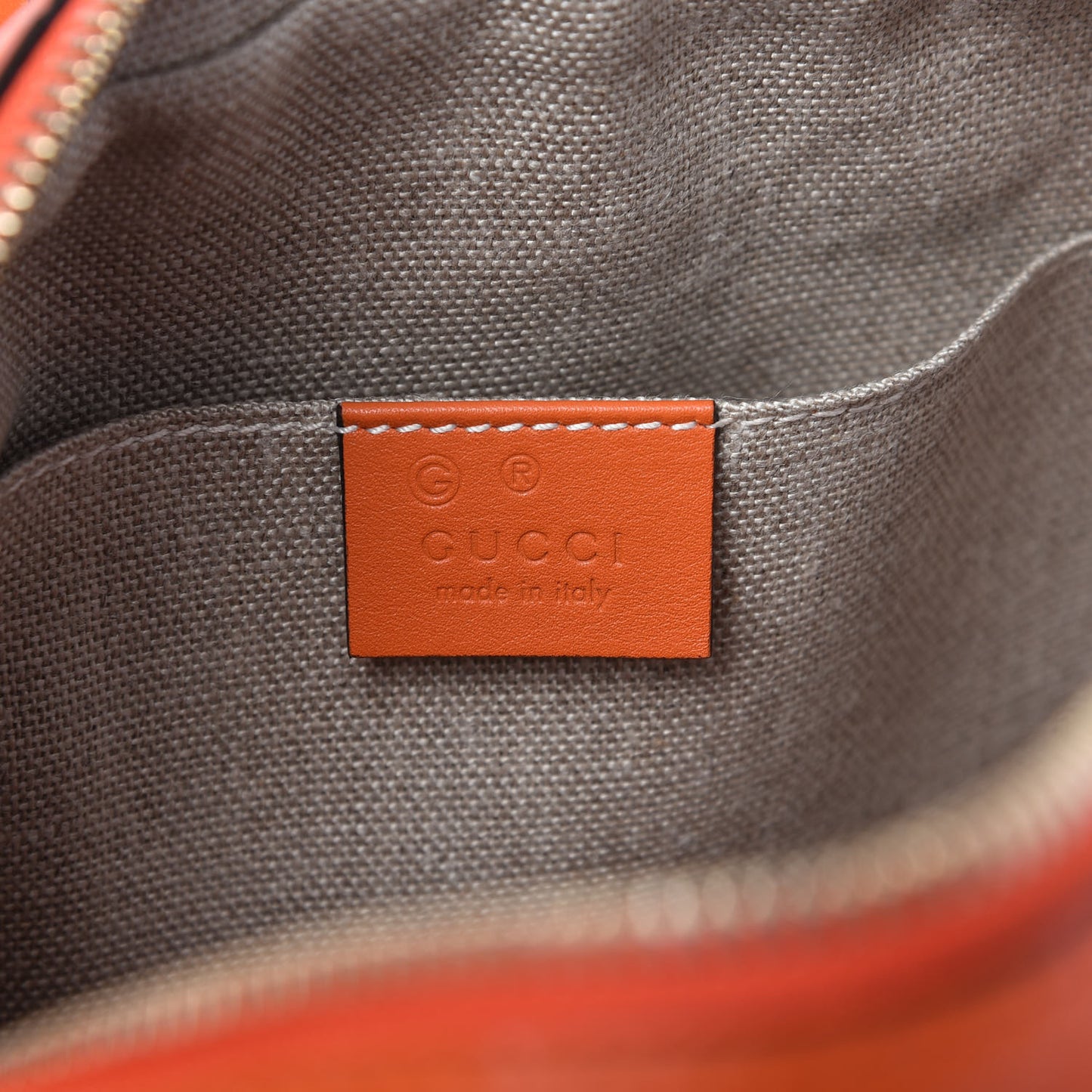 Soft Microguccissima Mini Bree Messenger Bag Sun Orange