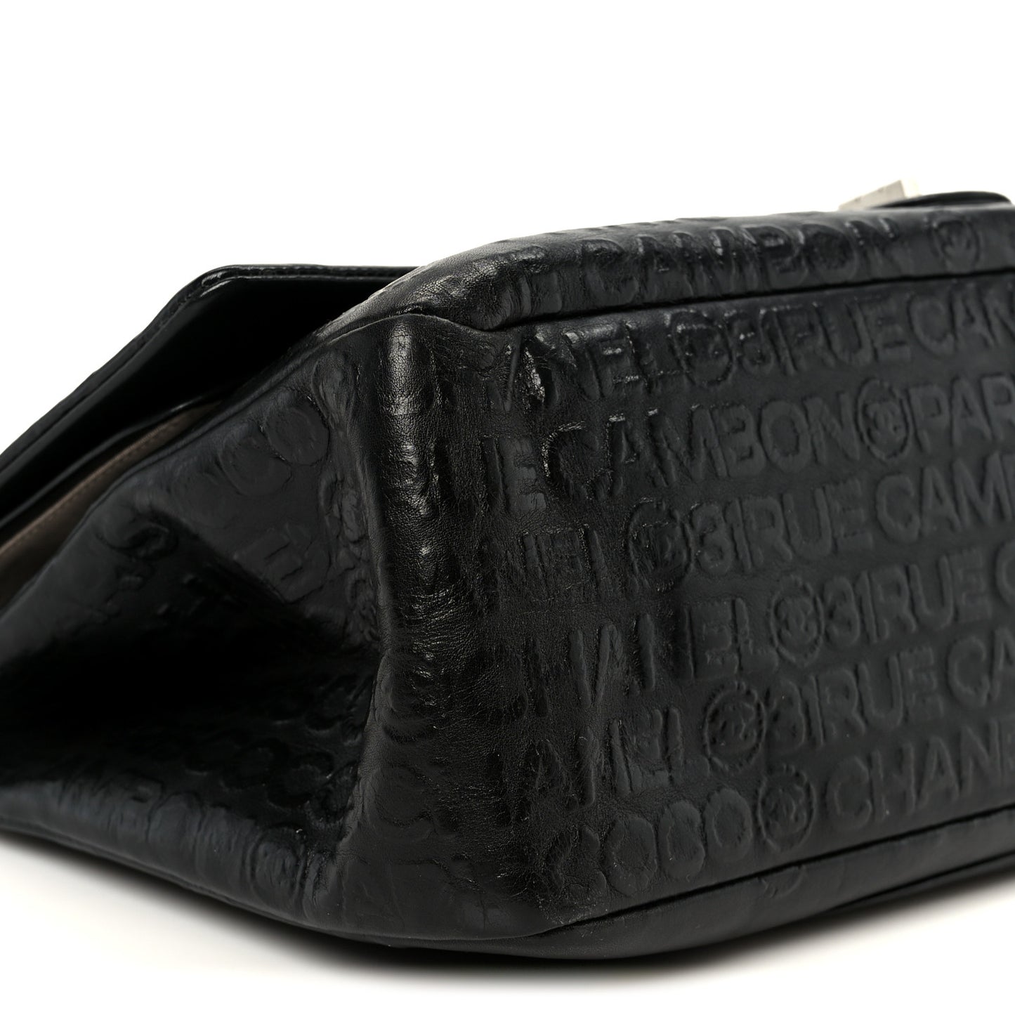 Calfskin Unlimited Jumbo Double Flap Black