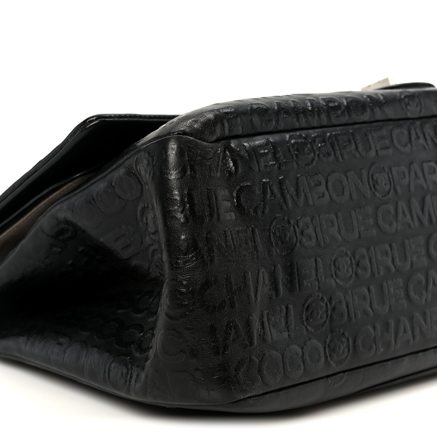 Chanel Calfskin Unlimited Jumbo Double Flap Black 9 of 10
