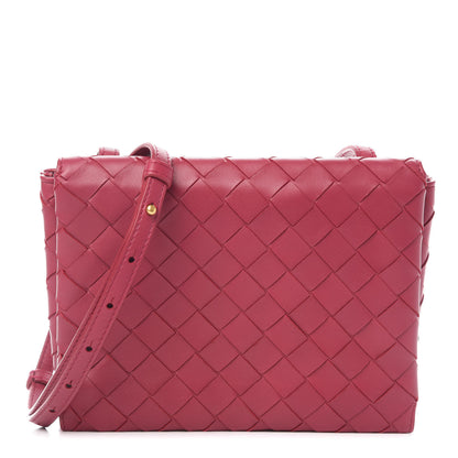Bottega Veneta Nappa Intrecciato Flap Crossbody Amaranto 1 of 11