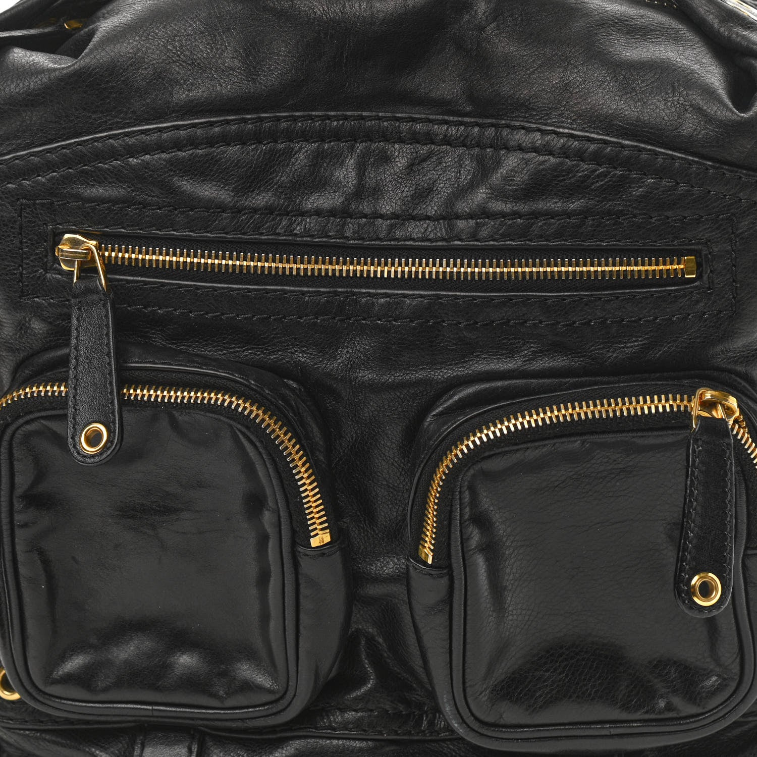 Gucci Calfskin Medium Darwin Convertible Backpack Black 8 of 10