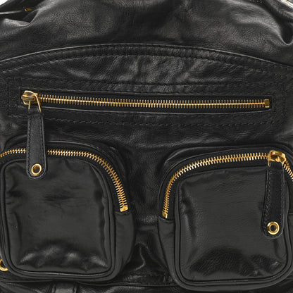 Gucci Calfskin Medium Darwin Convertible Backpack Black 8 of 10