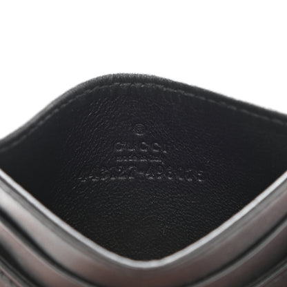 Gucci Calfskin Matelasse GG Marmont Card Holder Black 6 of 7