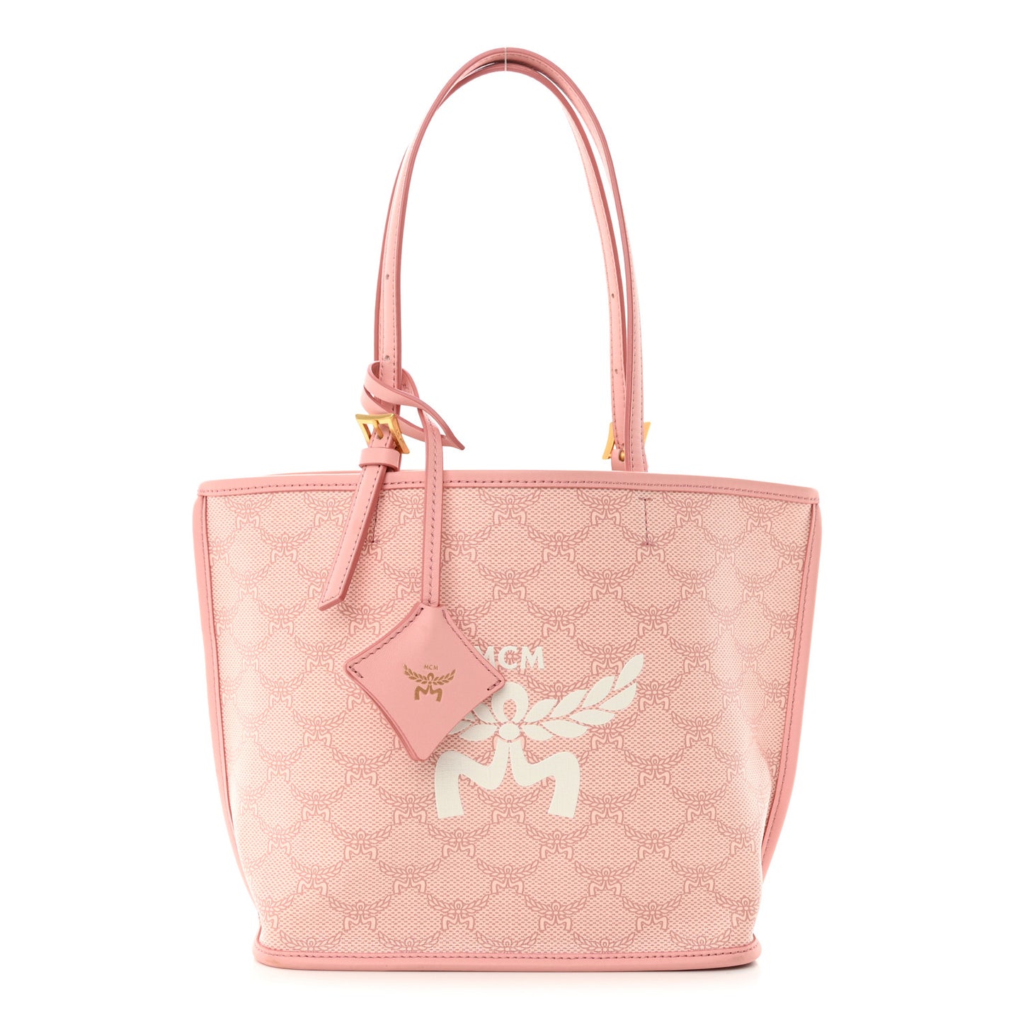 Lauretos Nappa MIni Himmel Shopper Tote Pink Silver Pink