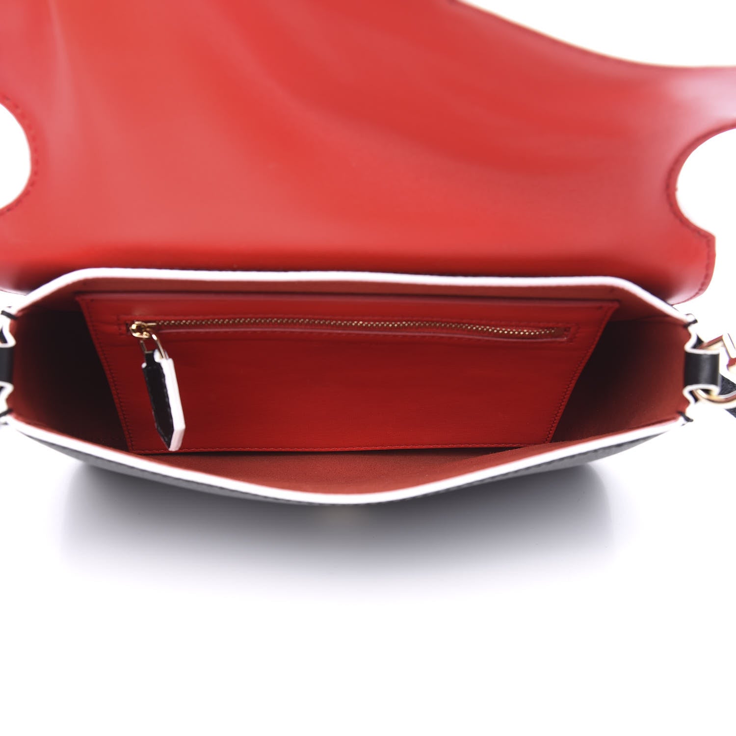 Givenchy Calfskin Small Nobile Shoulder Bag Black Red 4 of 9