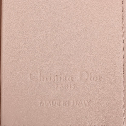 Christian Dior Lambskin Cannage My Dior Glycine Wallet Rose Poudre 6 of 7