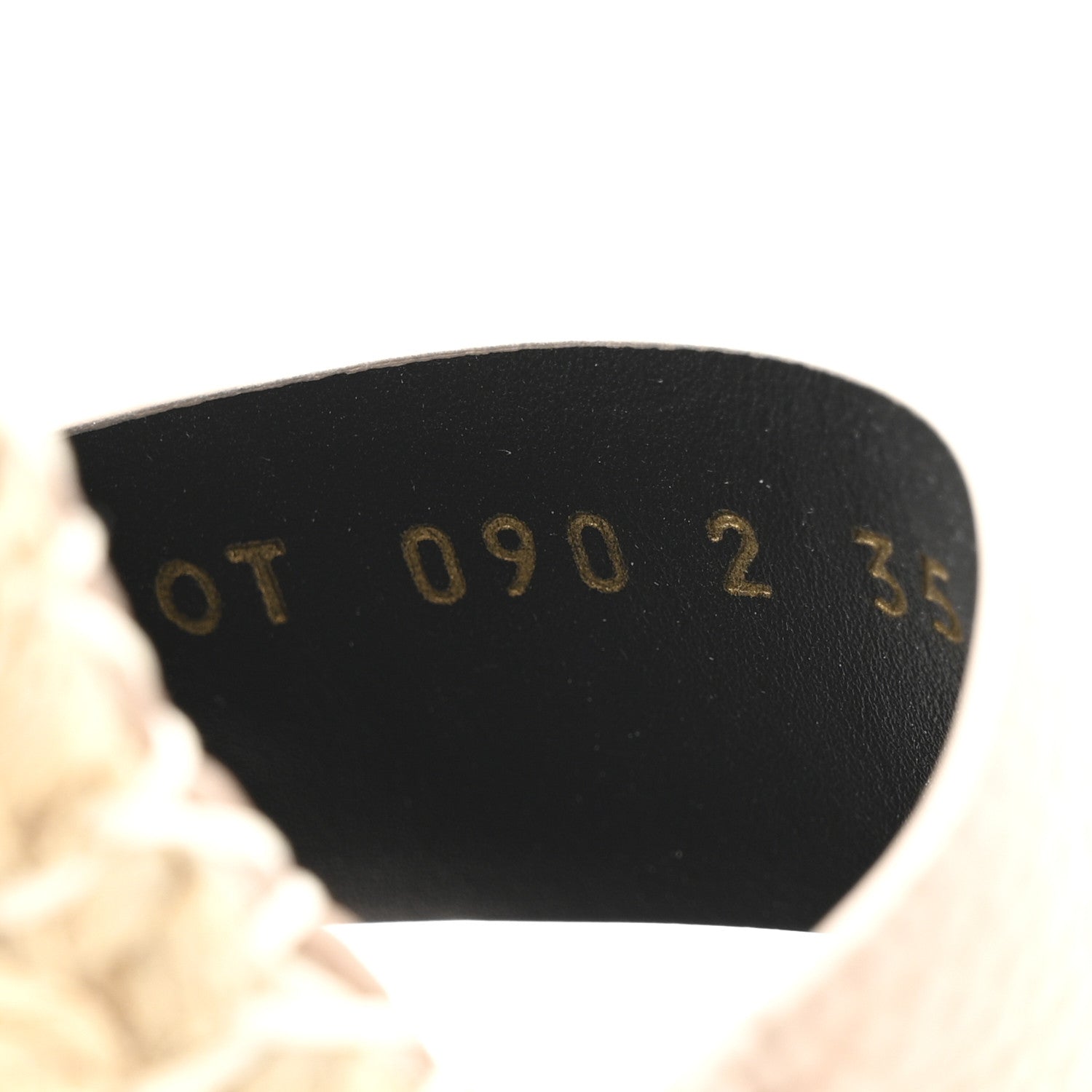 Valentino Garavani Grained Calfskin Rockstud Ankle Strap Espadrille 15/105mm Wedge Sandals 35 Poudre Natural 9 of 12