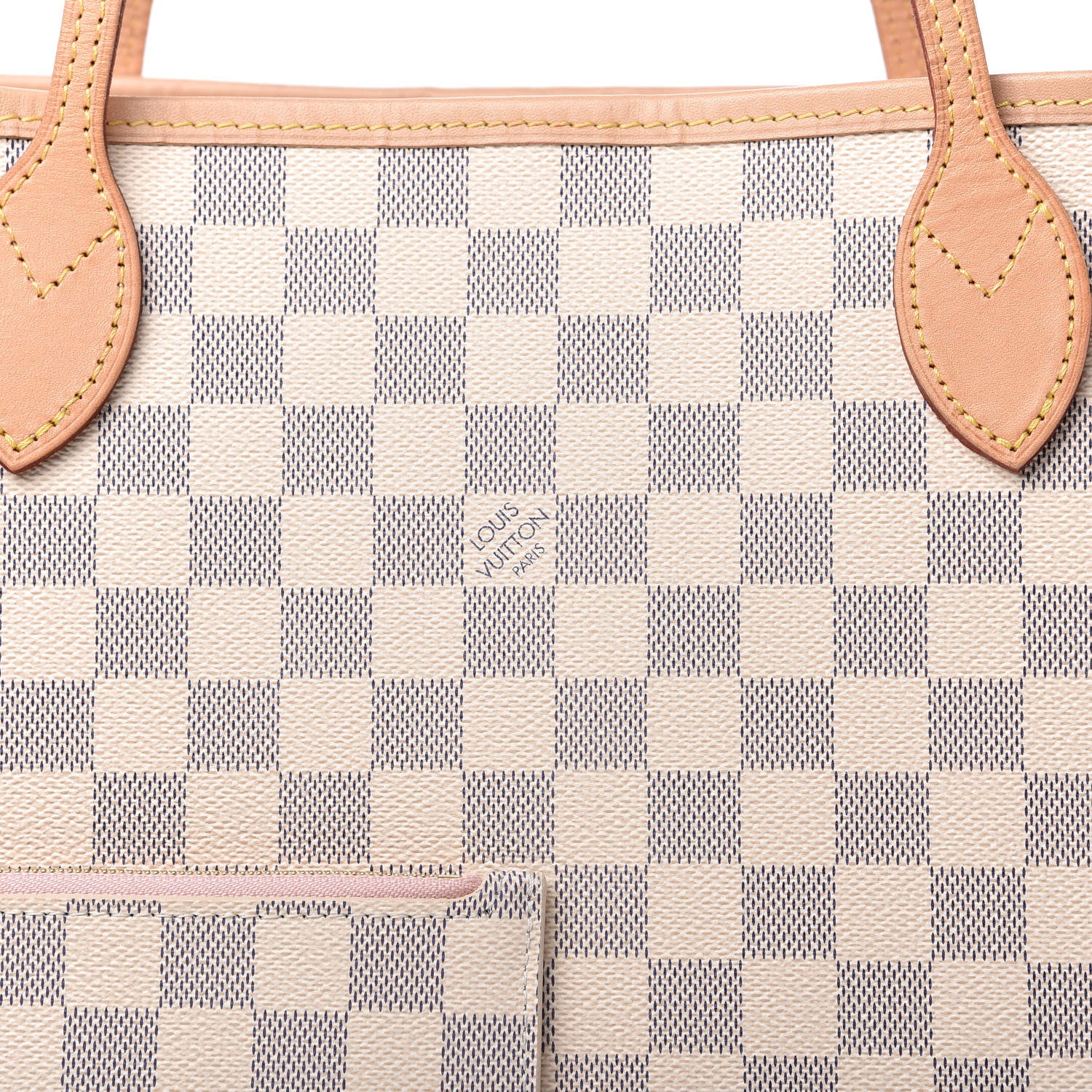 Louis Vuitton Damier Azur Neo Neverfull MM Rose Ballerine 11 of 11