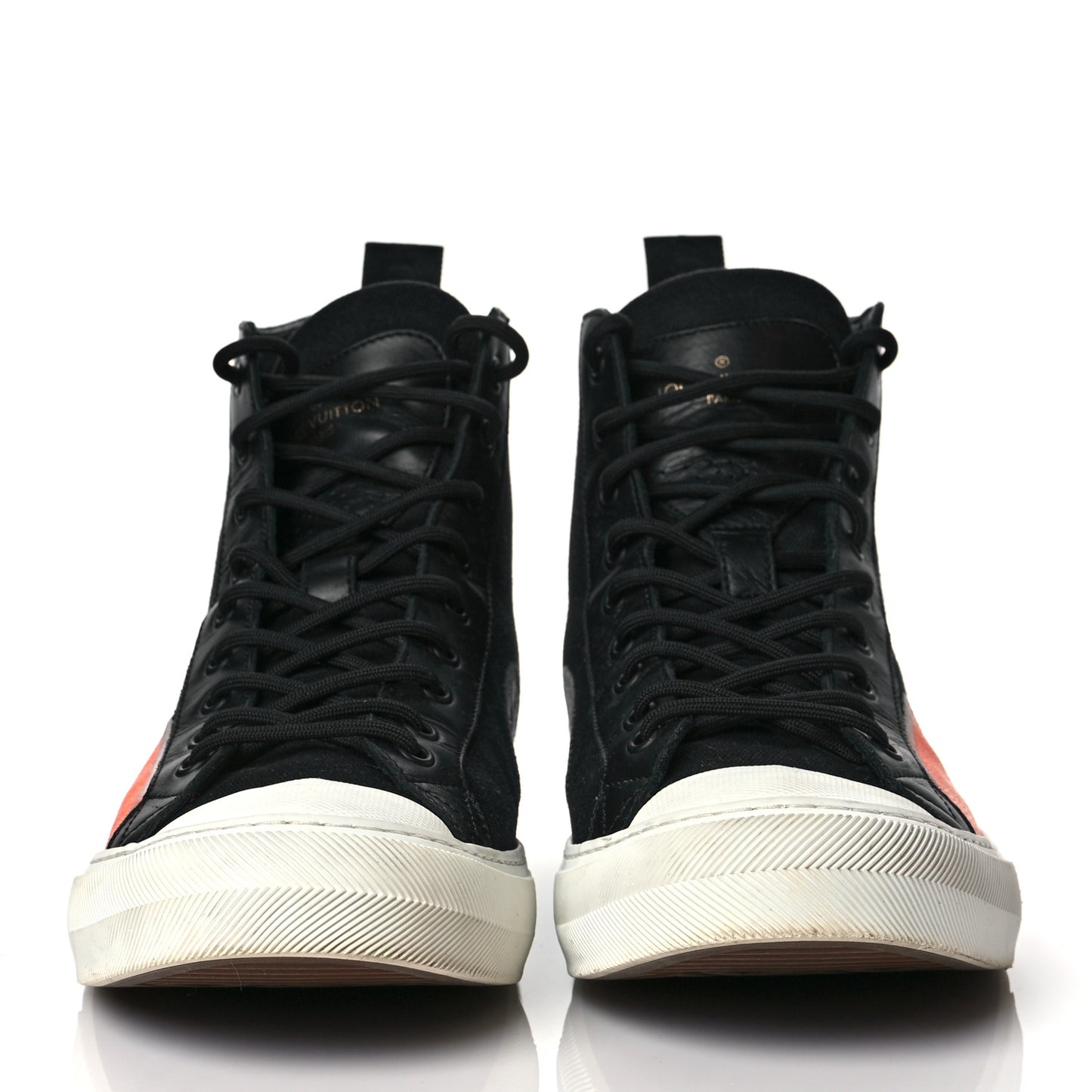 Canvas LV Forever Mens Tattoo Sneaker Boots 10.5 Black