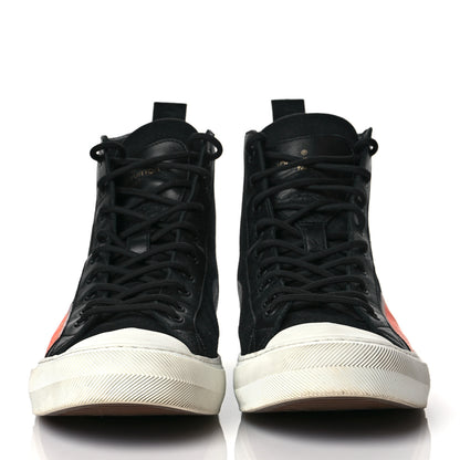 Louis Vuitton Canvas LV Forever Mens Tattoo Sneaker Boots 10.5 Black 2 of 11