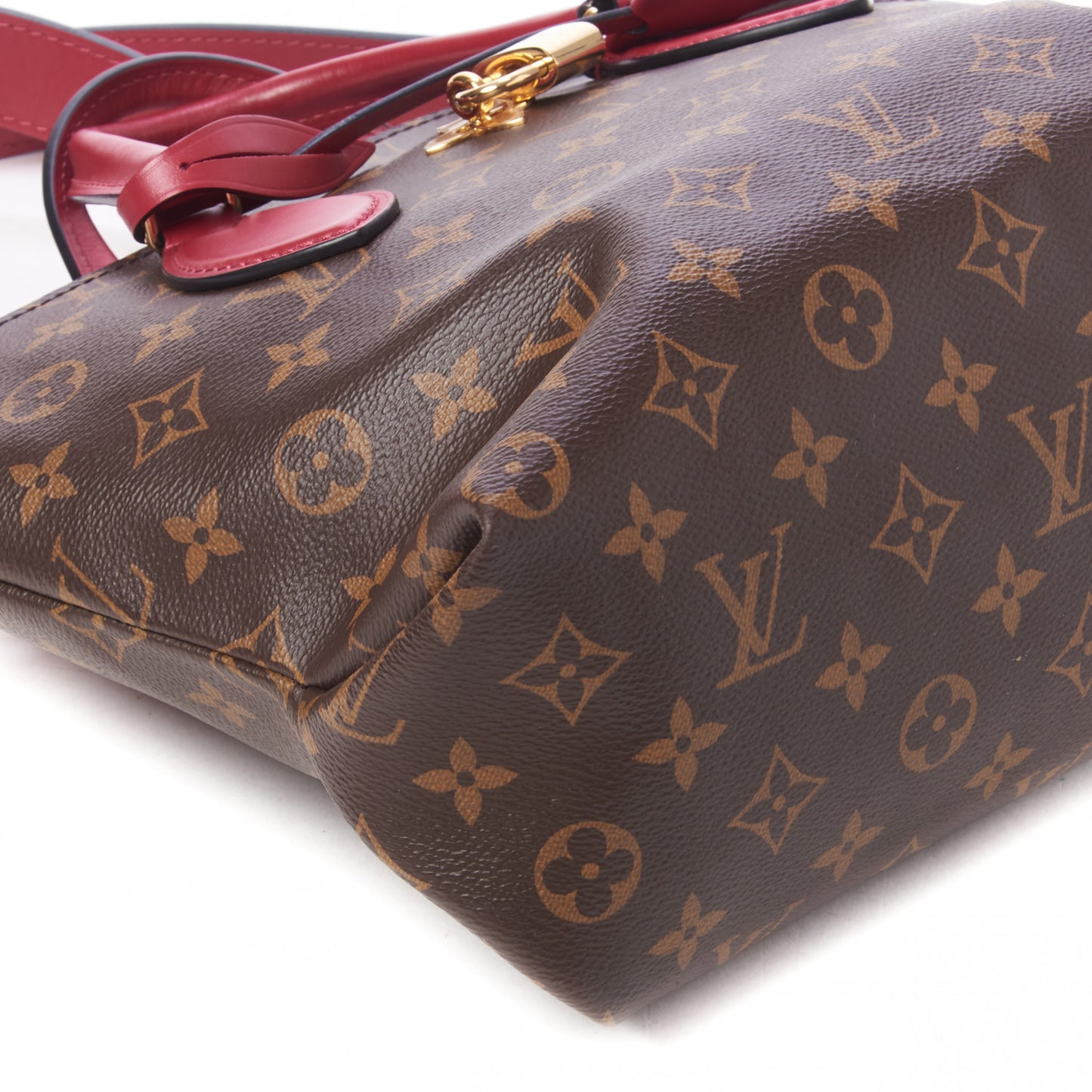 Monogram Flower Zipped Tote PM Lie de Vin