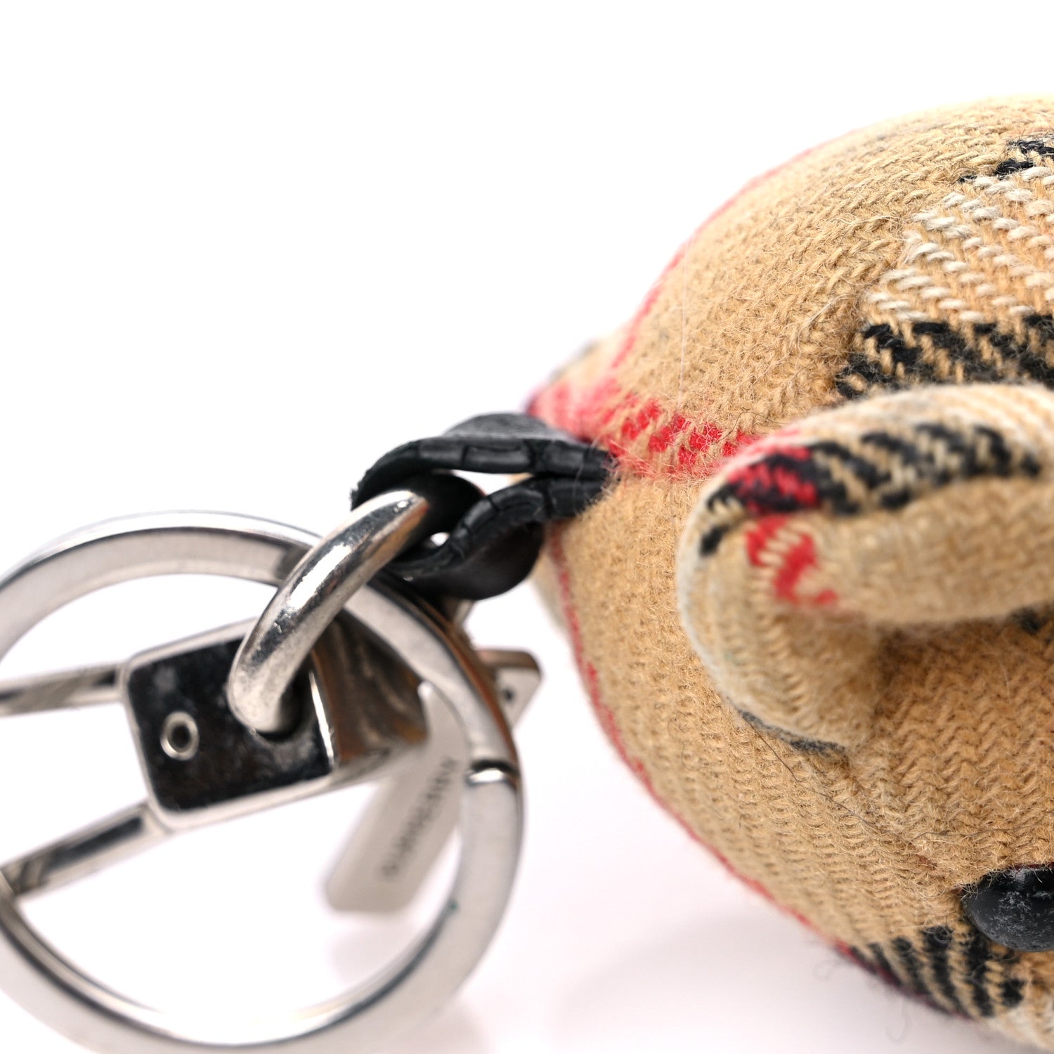 Burberry Thomas Check Trench Teddy Bear Keychain Charm Camel 3 of 6