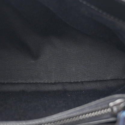 Saint Laurent Calfskin Y Quilted Monogram Monochrome Small Loulou Chain Satchel Black 5 of 12