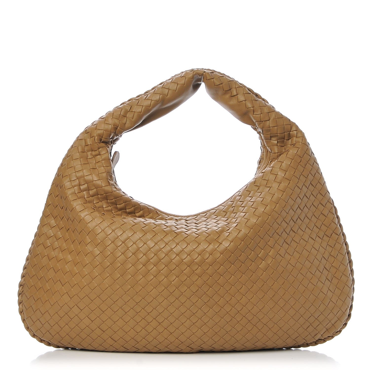 Bottega Veneta Nappa Intrecciato Large Veneta Hobo Camel 1 of 8