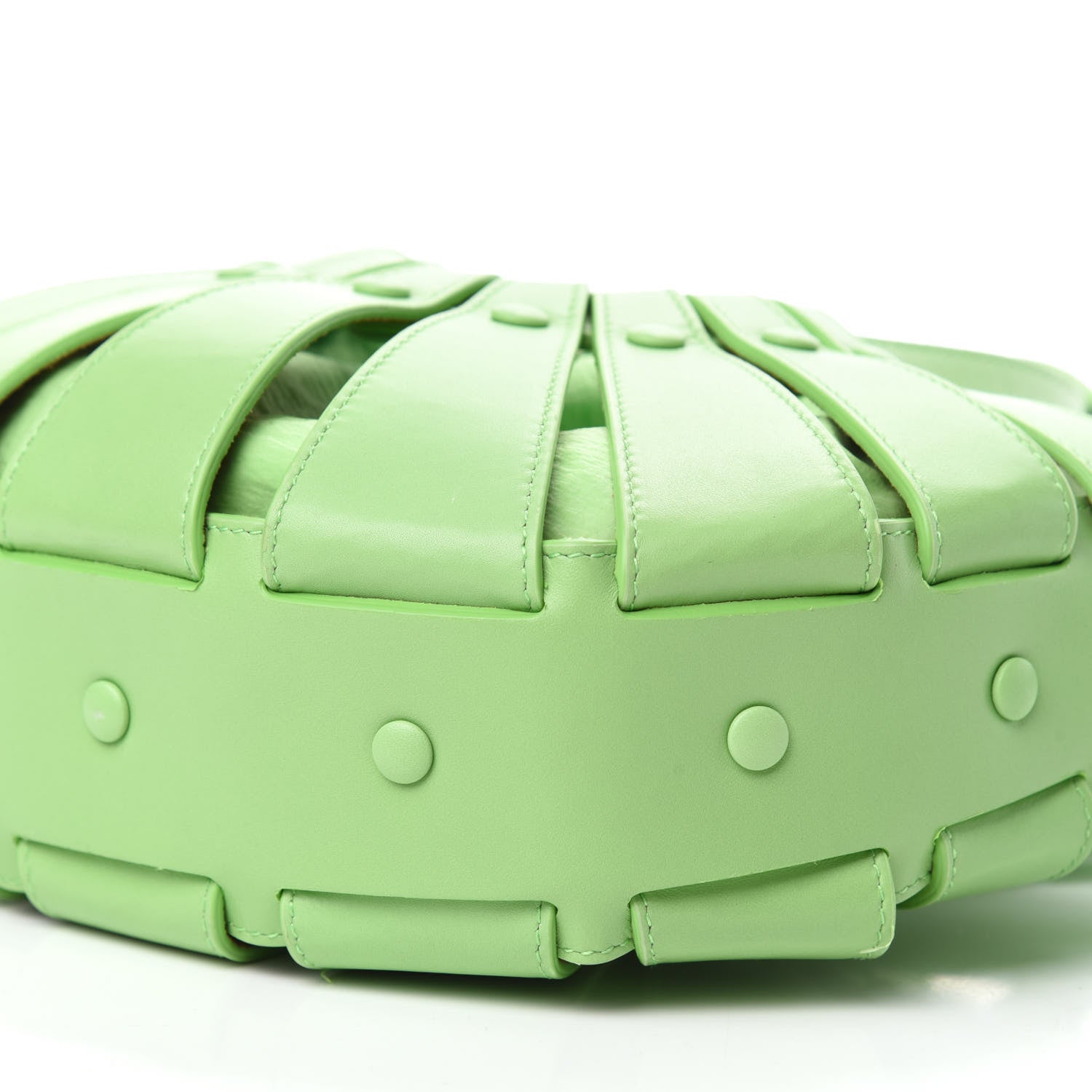 Bottega Veneta French Calfskin Small Shell Pistachio 8 of 11