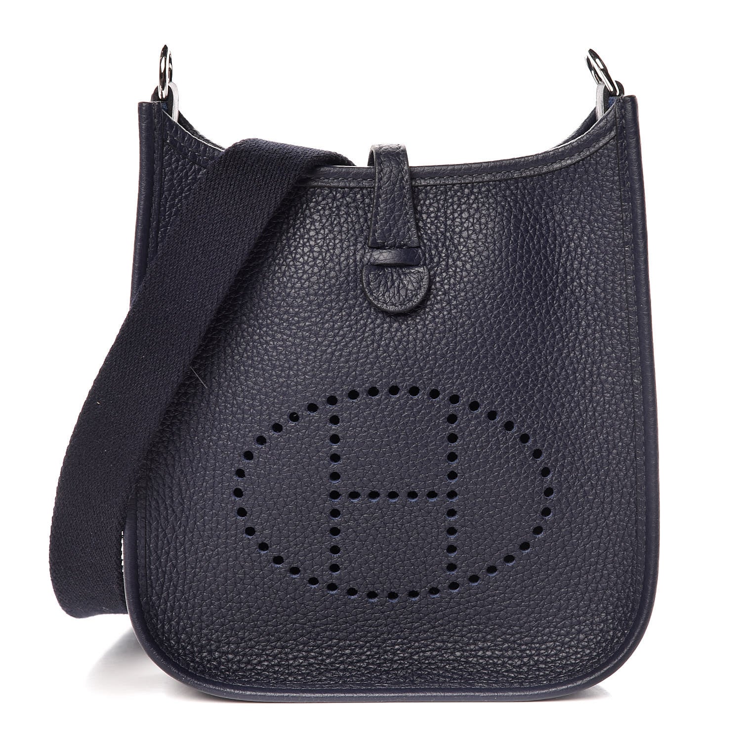 Hermes Taurillon Clemence Evelyne TPM Bleu Nuit 1 of 11
