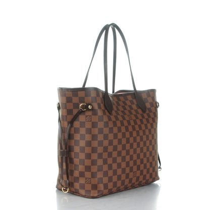 Louis Vuitton Damier Ebene Neo Neverfull MM Rose Ballerine 3 of 8